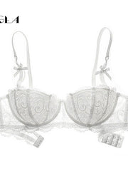 Load image into Gallery viewer, Half Cup Lace Bra
