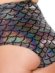 Load image into Gallery viewer, Sexy Mermaid Fish Scale shorts
