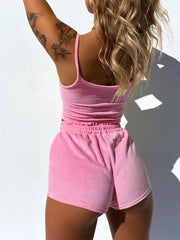 Load image into Gallery viewer,  Cute Crop Top &amp; Shorts Set
