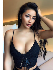 Load image into Gallery viewer, Sexy Lace  Crop Top 
