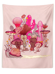 Load image into Gallery viewer, Tapestry Mushrooms Art
