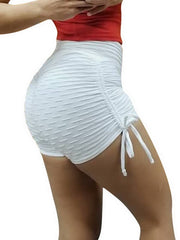 Load image into Gallery viewer, Side Tie High Waisted Booty Shorts 
