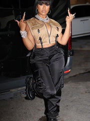 Load image into Gallery viewer, Front Zipper Cropped Vest
