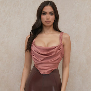 Draped Bustier