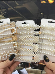 Load image into Gallery viewer, Handmade Pearl Hair Clips
