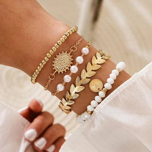 Assorted Pearl Bracelet Set
