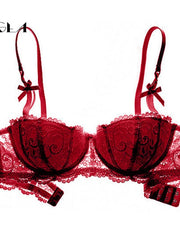 Load image into Gallery viewer, Half Cup Lace Bra
