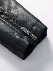 Load image into Gallery viewer, Leather Motorcycle Jacket
