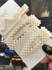 Load image into Gallery viewer, Handmade Pearl Hair Clips

