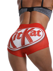 Load image into Gallery viewer, Candy Printed Booty Shorts
