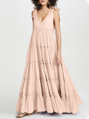 Load image into Gallery viewer, V-Neck Ruffles Sundress
