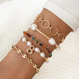 Assorted Pearl Bracelet Set