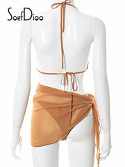 Load image into Gallery viewer, String Bikini with Matching Wrap
