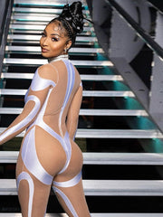 Load image into Gallery viewer, Patchwork Jumpsuit
