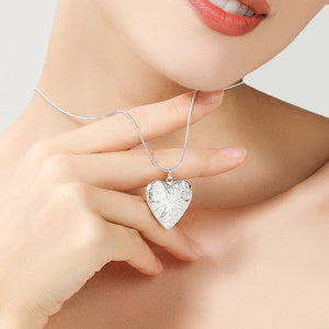  Sterling Silver Chain & Heart Pendant