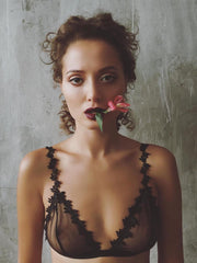 Load image into Gallery viewer, Sheer Mesh W/ Outline Details 
