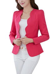 Load image into Gallery viewer, Scallop-Edge Blazer
