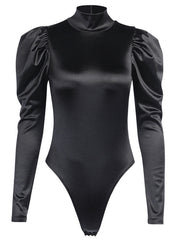 Load image into Gallery viewer, Long-Sleeve Velvet Bodysuit
