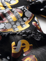 Load image into Gallery viewer, Graphic Print Jeans
