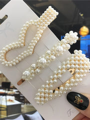 Load image into Gallery viewer, Handmade Pearl Hair Clips
