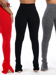 Load image into Gallery viewer, Side Slit Legs Pants
