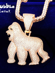 Load image into Gallery viewer, Ape Pendant Necklace
