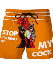 Load image into Gallery viewer, STOP STARING AT MY COCK Swim Shorts
