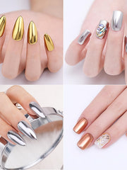 Load image into Gallery viewer, Metallic Color Nail Powder
