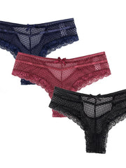 Load image into Gallery viewer, Sheer Embroidered Lace Panties
