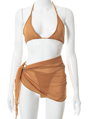 Load image into Gallery viewer, String Bikini with Matching Wrap
