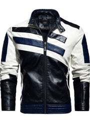 Load image into Gallery viewer, Leather Motorcycle Jacket
