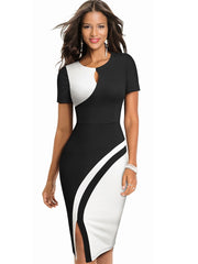 Load image into Gallery viewer, Elegant Two Tone Dress
