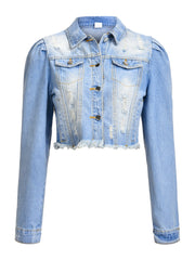 Load image into Gallery viewer,  Solid Denim Jackets 
