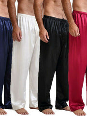 Load image into Gallery viewer, Men&#39;s Satin Silk Soft Pajamas Pants 
