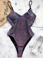 Load image into Gallery viewer, Glitter Print Bikini
