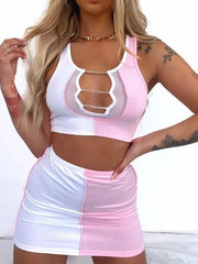 Load image into Gallery viewer, Crop Top &amp; Skirt
