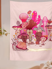 Load image into Gallery viewer, Tapestry Mushrooms Art
