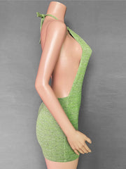 Load image into Gallery viewer, Halter Backless Mini Dresses
