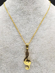 Load image into Gallery viewer, Music Note Pendant Necklace
