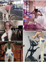 Load image into Gallery viewer, Scrunch Butt Leggings With Hearts
