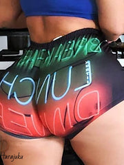 Load image into Gallery viewer, Candy Printed Booty Shorts
