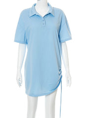 Load image into Gallery viewer, Drawstring T-Shirt Dress
