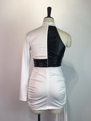 Load image into Gallery viewer, Asymmetrical Mini Dress
