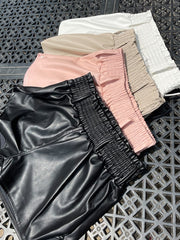 Load image into Gallery viewer, Faux Leather Short
