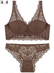 Load image into Gallery viewer, Deep V Lace Bra &amp; Panties
