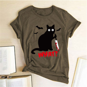 Murderous Black Cat T-Shirt