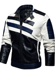Load image into Gallery viewer, Leather Motorcycle Jacket
