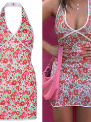 Load image into Gallery viewer, Halter Mini Dress
