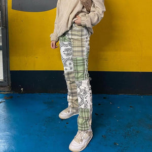 Patchwork Pants