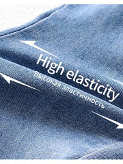 Load image into Gallery viewer, High Waist Side Lace-up Stretchy Jeans
